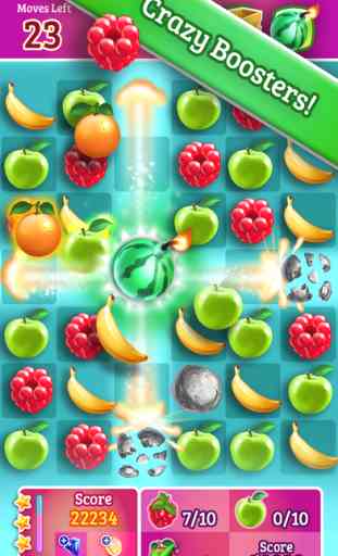 Smoothie Swipe - Free Match 3 Fruit Juice Maker 2