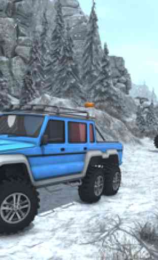 Snow Driving Simulator - Off Road 6x6 Truck Game 1