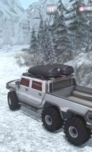 Snow Driving Simulator - Off Road 6x6 Truck Game 2
