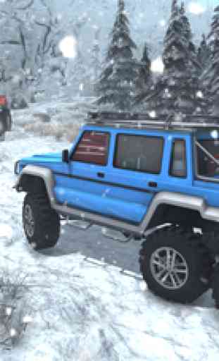 Snow Driving Simulator - Off Road 6x6 Truck Game 3
