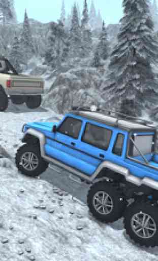 Snow Driving Simulator - Off Road 6x6 Truck Game 4