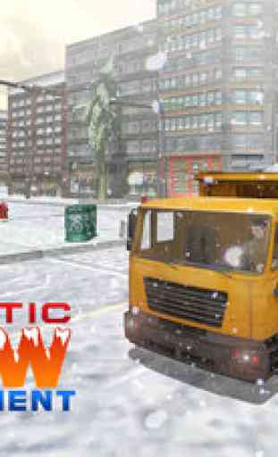 Snow Excavator Simulator 3D – Heavy truck operator game 1