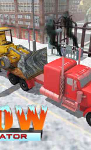 Snow Excavator Simulator 3D – Heavy truck operator game 3