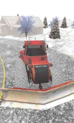 Snow Plow Truck Simulator Games 1