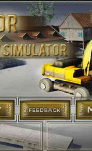 Snow Plowing Simulator - Heavy Excavator Machine 3D 1