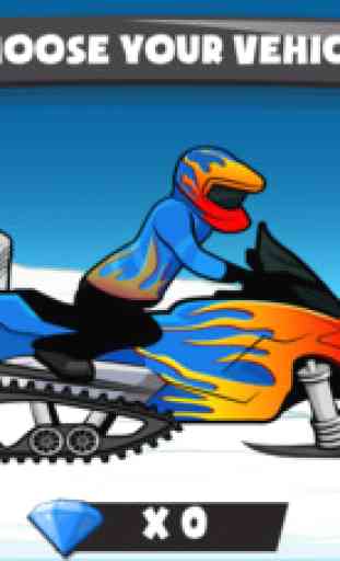Snowmobile Stunt Racing Game 2