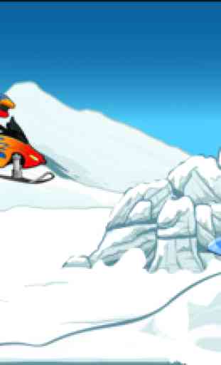 Snowmobile Stunt Racing Game 3