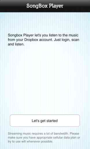 SongBox Player for Dropbox Free 3