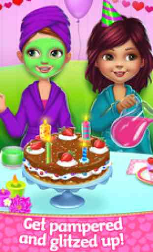 Spa Birthday Party - Nails, Hair, Dress Up & Cake 2