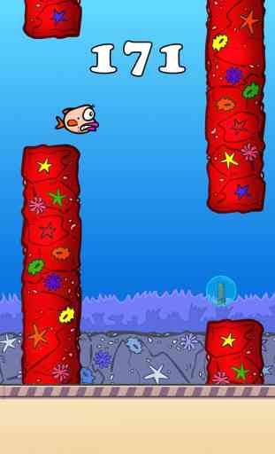 Splashy Fin The Flappy Fish (not bird) – Surf to cut the angry ocean, clash with over 2048 despicable reefs, crush the tiny hidden bubble in this survival saga! 3