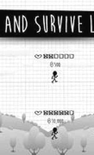 Stick-Man Stuntman Dash 2 PRO - A running jumping sprinter game with impossible platform 2