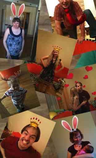 Stickers Photo Booth : Your friends look better with antlers and bunny ears 1