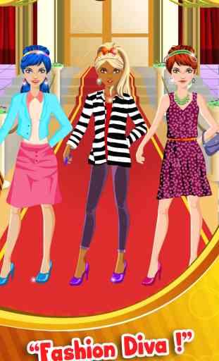 Style Girl Fashion Salon - Super-Star Seasons Beauty Dress-Up And Make-Up 3