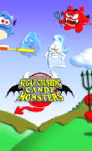 Sugar Candy Land Rush!  A Crazy Sweet Tooth Monster vs. Dentist Fantasy Game FREE 2