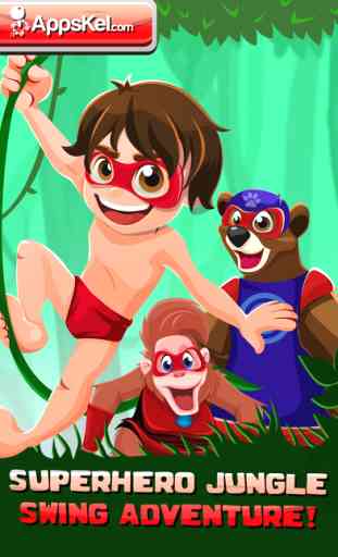 Super Hero Jungle Swing Shakers Story – The Rope Rush Games for Free 1