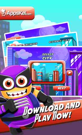 Super Hero Nick's Swing Escape Story - The Rope Rush Games for Free 4