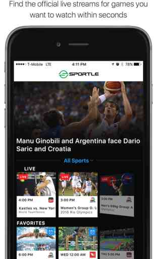 Sportle・Live Sports Streams & Scores 1