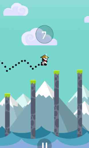 Spring Baby Ninja Panda - Stick Jumpy Hero 4