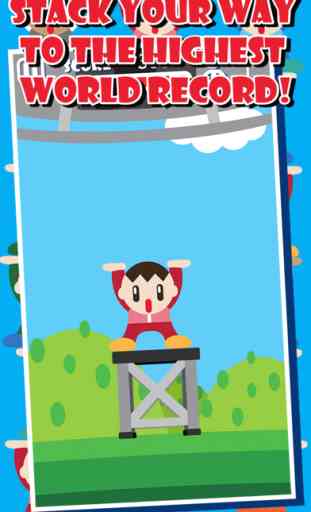 Stack Up ! Buddy Tower Free ~ Invincible Skyhigh Chum Stacker 2