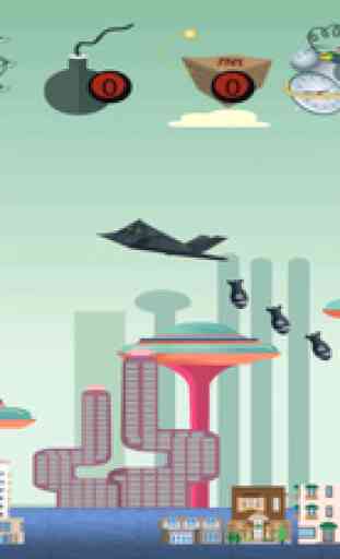 STEALTH BOMBER BLOW UP ATTACK - FUTURISTIC BUILDING BUSTER MANIA FREE 4