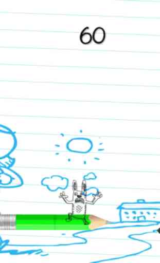Stick Man Runner Games - Doodle Monster Sketch Game 4