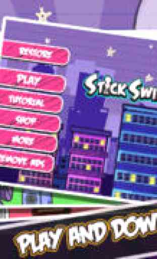 Stick Swing N Fly - Multiplayer Tight Rope StickMan Game 1