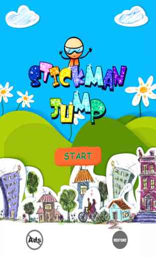 Stickman Jump - Make The Doodle Guy Run Mega High 1