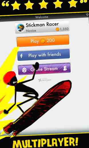 Stickman Real Crazy Hoverboard Extreme Multiplayer Racing Game Free 3