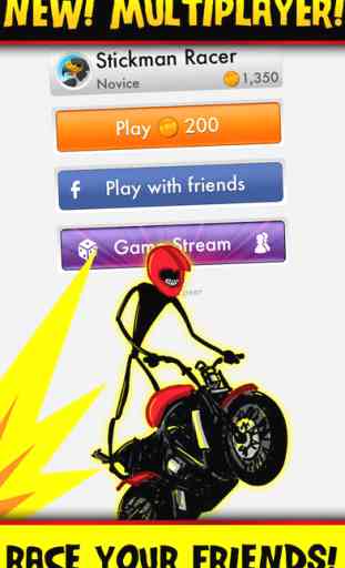 Stickman Street Bike Motorcycle Highway Race - PRO Turbo Multiplayer Edition 3