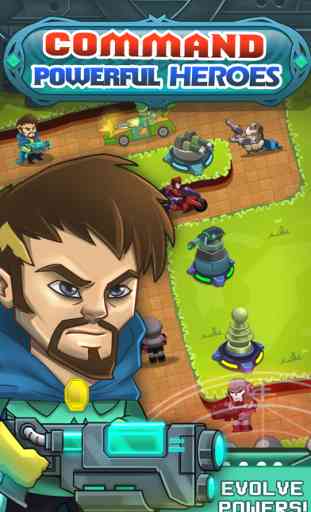 Strange Super-Hero Squad– Tower Defence Games Free 1