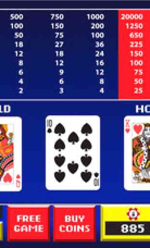 Strategy Video Poker Casino Game : Straight Four Flush Card Games 3