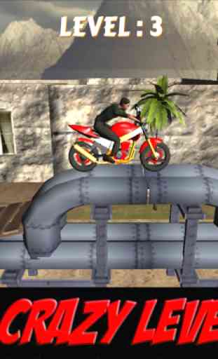Stunt-Man Motor-cycle Bike-r Mayhem X-Treme 3