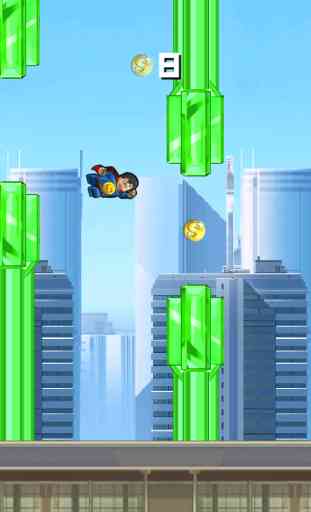 Super Flappy Justice League- Play Free Comic Hero Edition 1