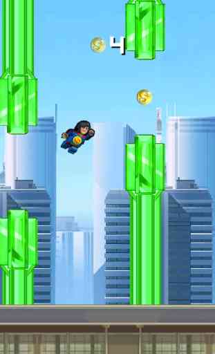 Super Flappy Justice League- Play Free Comic Hero Edition 4