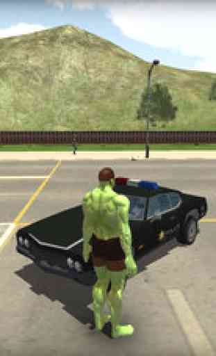Super Hero Police Driving for Hulk 2