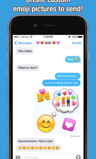 Super Sized Emoji - Big Emoticon Stickers for Messaging and Texting 1