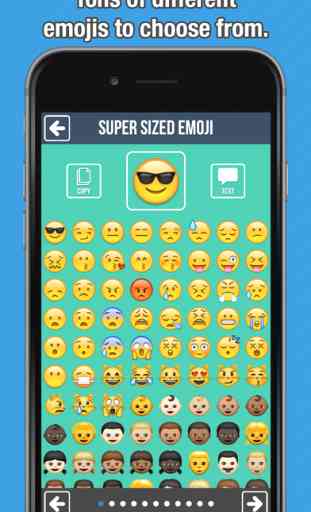 Super Sized Emoji - Big Emoticon Stickers for Messaging and Texting 3