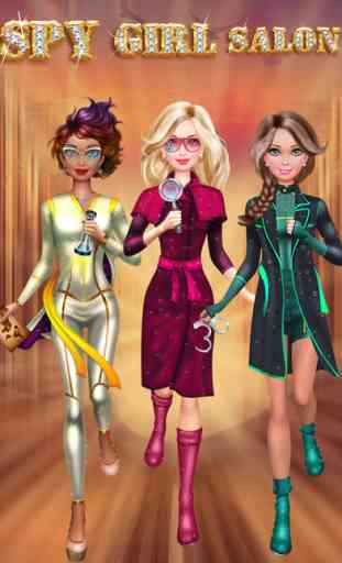 Super Spy Girl Salon: Kids Makeup & Dress Up Games 1