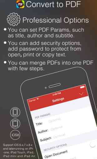 Convert to PDF - Convert Documents, Web Pages, Photos and more to PDF 4
