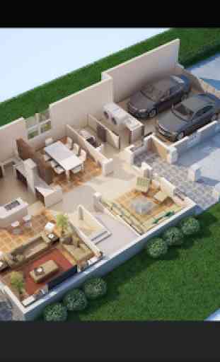 3D House Plans 3