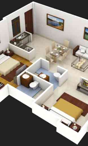 Best 3D Home Plan 1