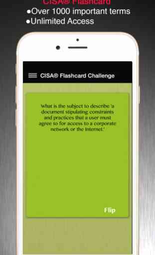 CISA® Flashcard 1