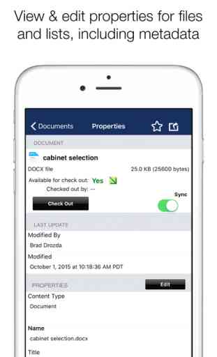 Colligo Briefcase: SharePoint for iPhone and iPad 3