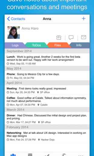 Contacts Journal CRM Lite 1