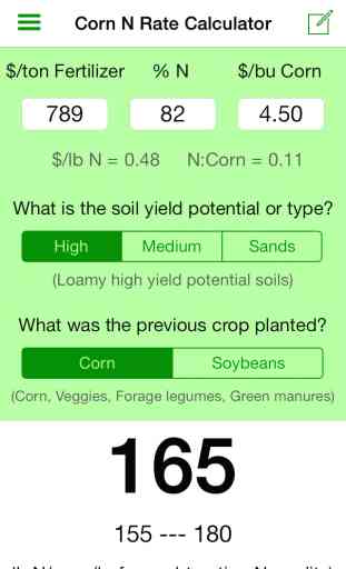 Corn N Rate Calculator 1