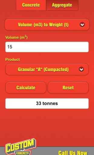Custom Concrete Calculator 3