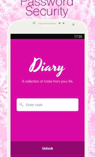 Diary with lock 1
