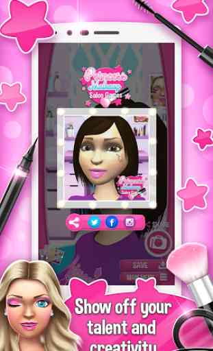 Princess MakeUp Salon Games 3D 4
