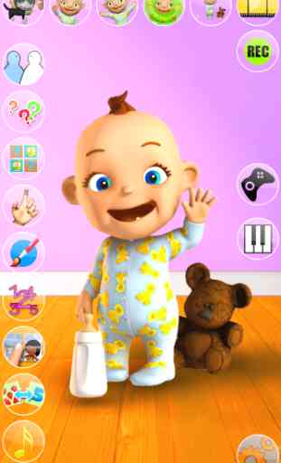 Talking Babsy Baby: Baby Games 1