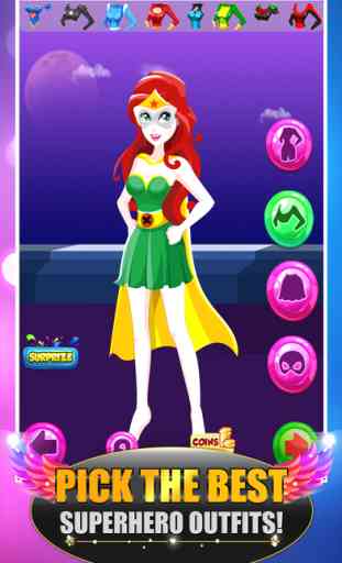 Supergirl Outfit Makeover : Princess Dress Up & Makeup Fashion Salon - Girls Games 4